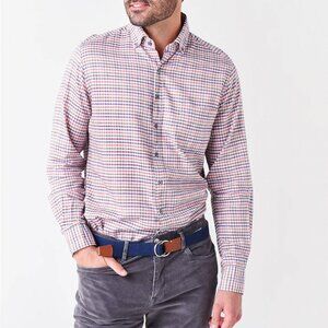 NWT Rodd & Gunn Men's Firth of James Sports Fit Button Down Shirt Redwood